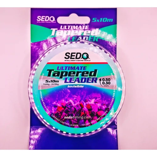 SEDO Ultimate Tapered Leader 5x10m - 0.22mm - 0.40mm 5.66kg – 15.98kg