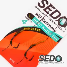 SEDO WG Extreme Barbless Hard Water Előkötött Bojlis Előke