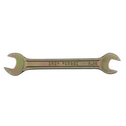 SIBRTEH 10x11mm kettős villás csavarkulcs sárga