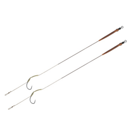 Delphin THE END Skin rig kötött horog / 2db 20cm/25lbs/#6