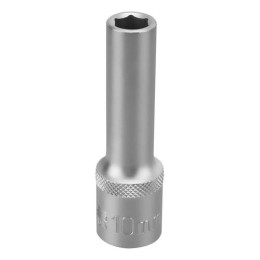 STELS 1/2" 10mm hosszított dugókulcs fej, DR 6 hatlapfejű, Professional