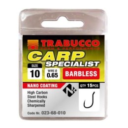 Trabucco Carp Specialist szakáll nélküli horog, méret: 16