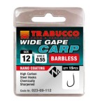 Trabucco Wide Gape Carp szakáll nélküli horog, méret: 1
