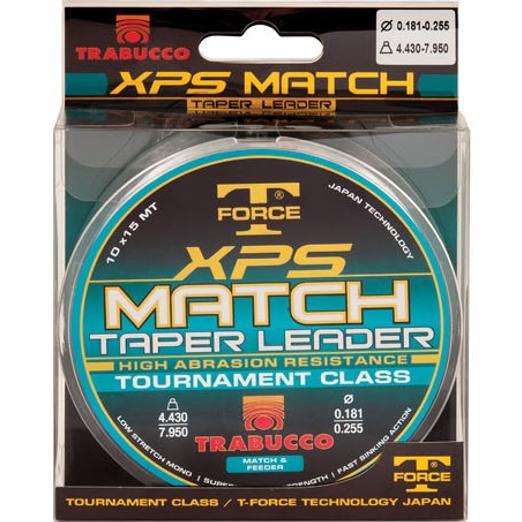 Trabucco T-Force Xps Match Taper Leader 10*15m 0,18-0,28mm távdobó monofil előkezsinór - Image 3