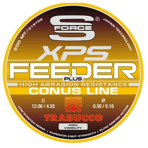 Trabucco S-Force Feeder Plus Conus Line 200m 0,25-0,185mm elvékonyodó távdobó monofil zsinór - Image 2