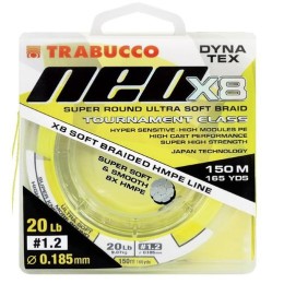 Trabucco Dyna-Tex Neo X8 300 m 0,405mm sárga fonott zsinór