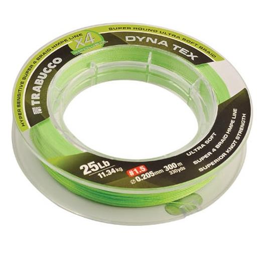 Trabucco Dyna-Tex X4 Power 150 m 0,063mm lime sárga fonott zsinór - Image 2