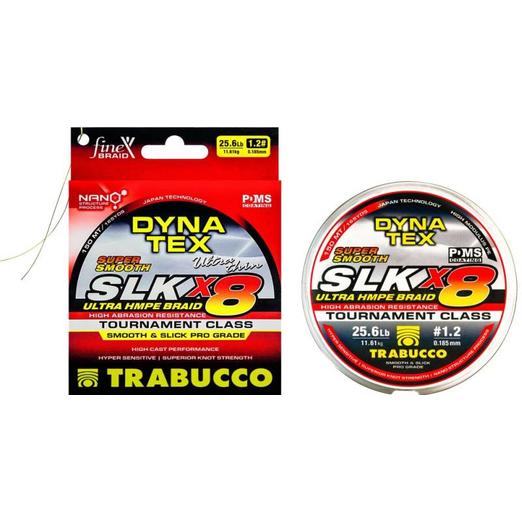Trabucco Dyna-Tex Slk X8 SS 150 m 0,205mm lime zöld fonott zsinór - Image 2