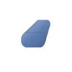 Trabucco Ovális PVC botvédő cső 180*5*8 cm - Image 2