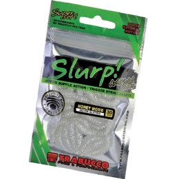 Trabucco Slurp Bait Honey Worm Silver Glitter 30 db ezüstös méhlárva