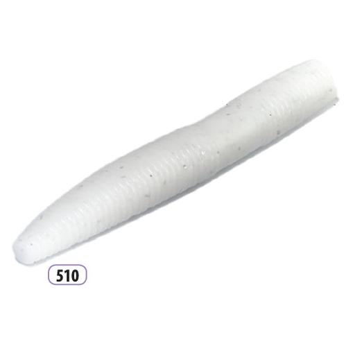 Trabucco Slurp Bait Fat Trout Worm white glitter 10db