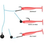 Trabucco Slurp Bait T-Shad White 10db, plasztik műcsali - Image 2