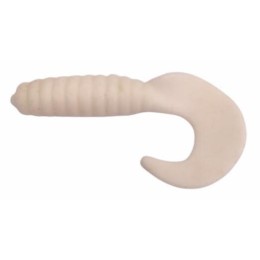 Trabucco Yummy Bait Curly Tail white 8db plasztik csali