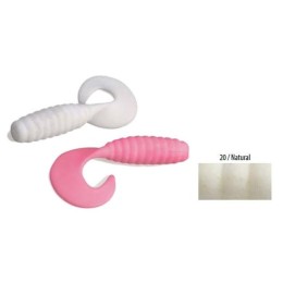 Trabucco Yummy Bait Curly Tail natural 8db plasztik csali