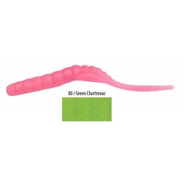 Trabucco Yummy Bait Tail Dancer chartreuse 8db plasztik csali
