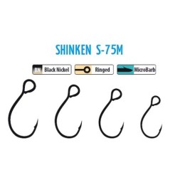 Trabucco Shinken Hooks S-75M Bn #6 10db horog