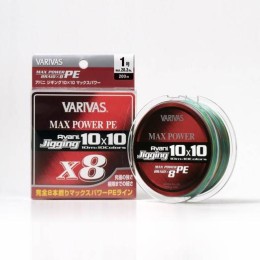 Varivas Avani Jigging Max PE X8 10mX10 Color 200m #0,6 14,5lbs fonott zsinór