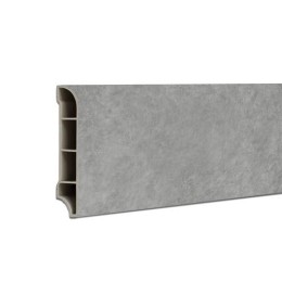 Vinyl SPC padlószegély Harbor beton szürke 2400x60x12 mm