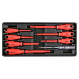 YATO Csavarhúzó készlet 8 részes 1000 V-ig szigetelt (fiókbetét)