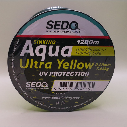 SEDO Aqua Ultra Yellow 1200m 0.25mm 6.45kg