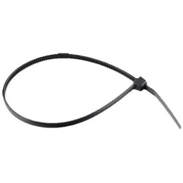 SIBRTEH 300x3,6mm 100 db fekete kábelkötegelő kifutó