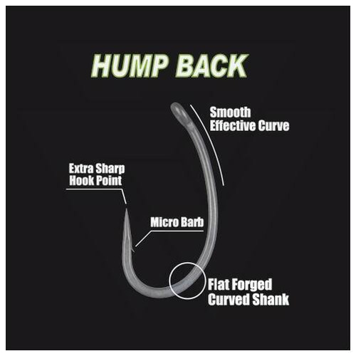 Gamakatsu G-CARP HUMP BACK HOOKS GREY 2-es