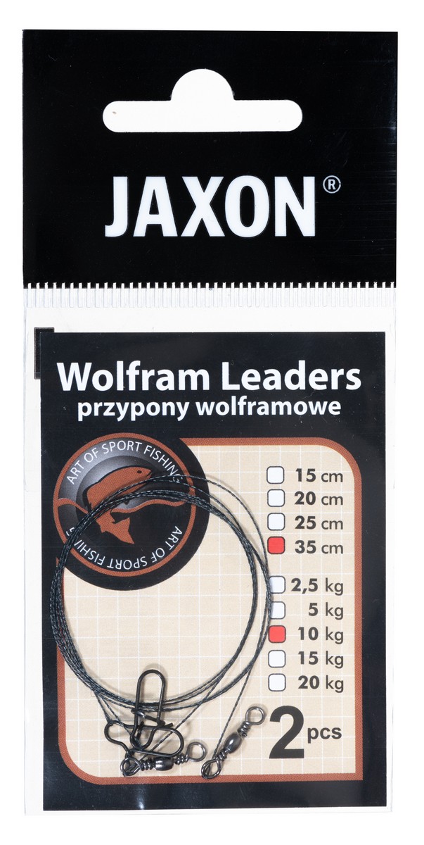 Jaxon wolfram leader 10kg 20cm drótelőke