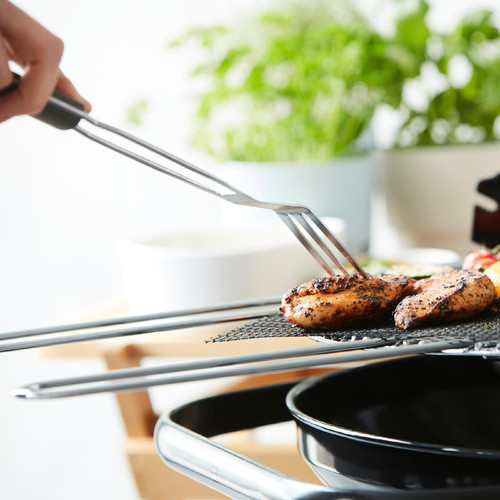Barbecook BC-ACC-7025 army stílusú grill villa, 38cm-es, khaki zöld nyél - Image 3