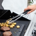 Barbecook BC-ACC-7045 Olivia rozsdamentes acél univerzális fogó fekete, 42cm - Image 3