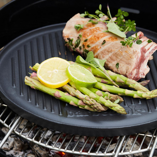Barbecook BC-ACC-7087 zománcozott öntöttvas grill lap, kétoldalas, kerek, 35cm - Image 3