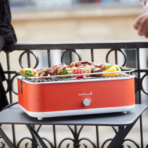 Barbecook BC-ELE-1001 E-Carlo elektromos asztali grill, piros, 42,5x33x16,5cm - Image 4