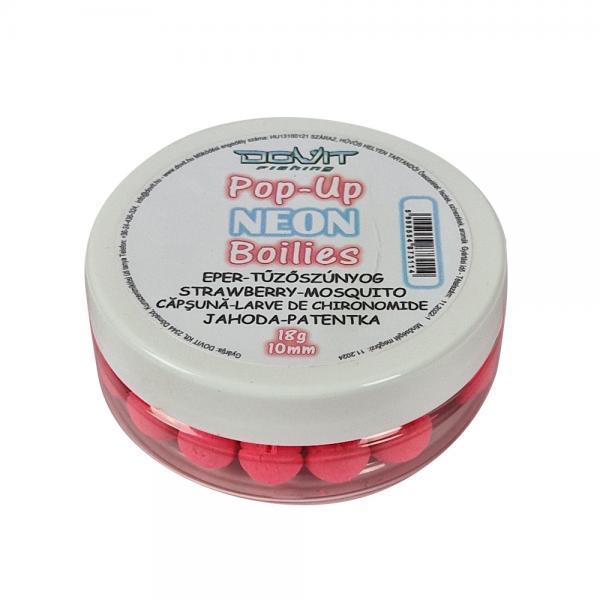 Dovit pop-up neon boilie 10mm - eper-tűzőszúnyog