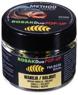 Jaxon robak duo pop-up (vanília-halibut) 8mm