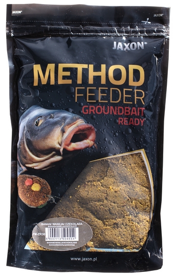 Jaxon method feeder ready banán/vanilla/csoki etetőanyag