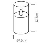 Home CD 1 LED-es gyertya, állófényű LED, műanyag, 3 funkció - Image 3