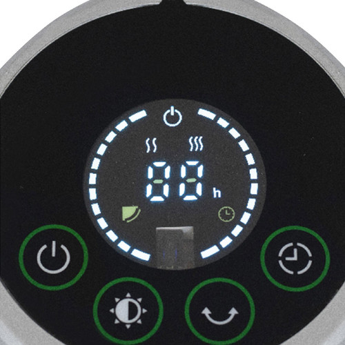 Home FK 252 álló elektromos karbon és halogén kombinált fűtőtest, 1200W/1200W, IPX4 védelem, távirányító, ezüst - Image 8