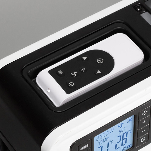 Home FK 350 WIFI szabadon álló SMART konvektor fűtőtest, 1000W/1300W/2300W, távirányító, fagyőr funkció, fehér - Image 6
