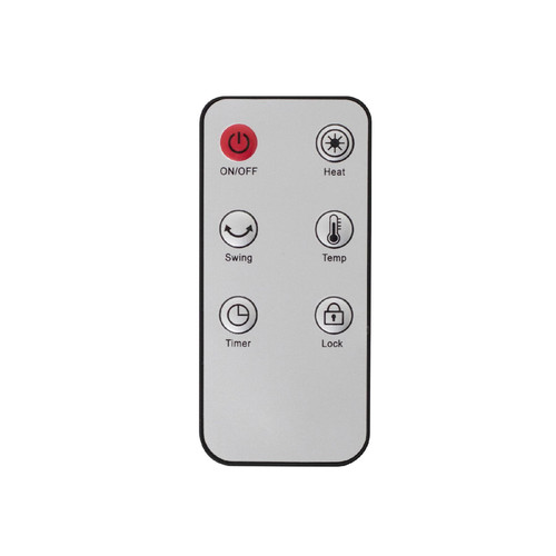 Home FK 54 álló elektromos kerámia fűtőtest, 1400W/2000W, oszcillálás, elektronikus termosztát, távirányító, fehér - Image 7