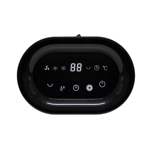 Home FK 55 álló elektromos kerámia fűtőtest digitális termosztáttal, 1000W/1500W, oszcillálás, kikapcsolás időzítő, fehér - Image 5