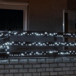 Home LED 108C/WH LED-es fényfüzér, 7 m / 100 db hidegfehér LED, 8 fényprogram, zöld vezeték, hálózati adapter, kül- és beltéri kivitel - Image 7