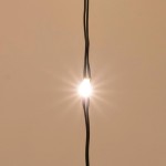 Home ML 250G/WW micro LED-es fényfüzérköteg, 250 db melegfehér micro LED, 10 ágú, vékony, zöld színű vezeték, hálózati adapter, kül- és beltéri kivitel - Image 4