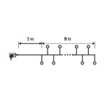 Home MLCS 600/M micro LED-es cluster fényfüzér, 9 m / 600 RYBG és melegfehér LED, 11 fényprogram, távirányító, hálózati adapter, kül- és beltéri kivitel - Image 5