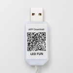 Home MLF 240 RGB SMART micro LED-es fényfüggöny, 3x2,4 m / 240 RGB micro LED, smart, távirányító, USB csatlakozó, beltéri kivitel - Image 7