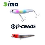 Ima P-CE 60S 60mm 10g 001 Red Head wobbler
