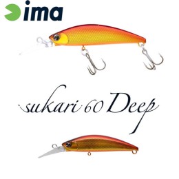 Ima Sukari 60 Deep 60mm 8g 001 Akagane wobbler