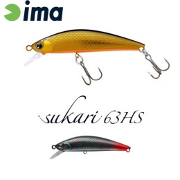 Ima Sukari 63HS 63mm 8g 014 Titanium Black 2 wobbler
