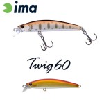 Ima Twig 60S 60mm 6.5g 001 Gold Purple Back wobbler