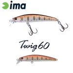 Ima Twig 60S 60mm 6.5g 004 Gold Yamame wobbler