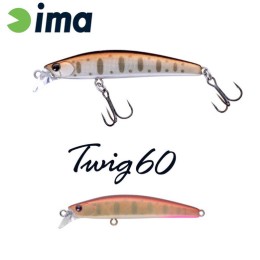 Ima Twig 60S 60mm 6.5g 005 Pearl Yamame Trout wobbler
