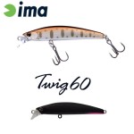 Ima Twig 60S 60mm 6,5g 014 Matte Black wobbler
